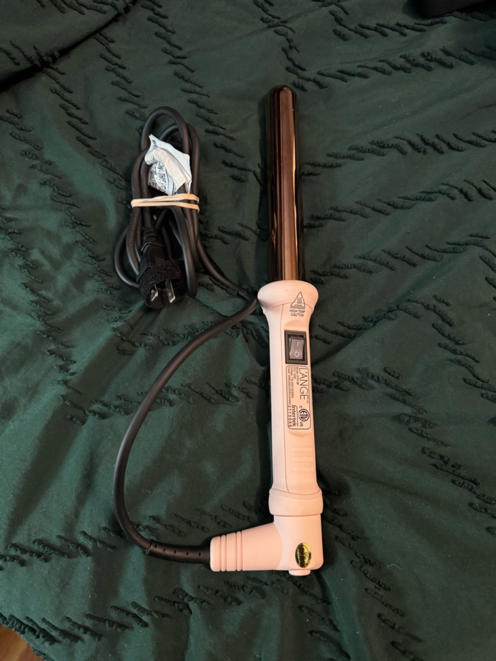 Lange Pink and Black Curling Wand